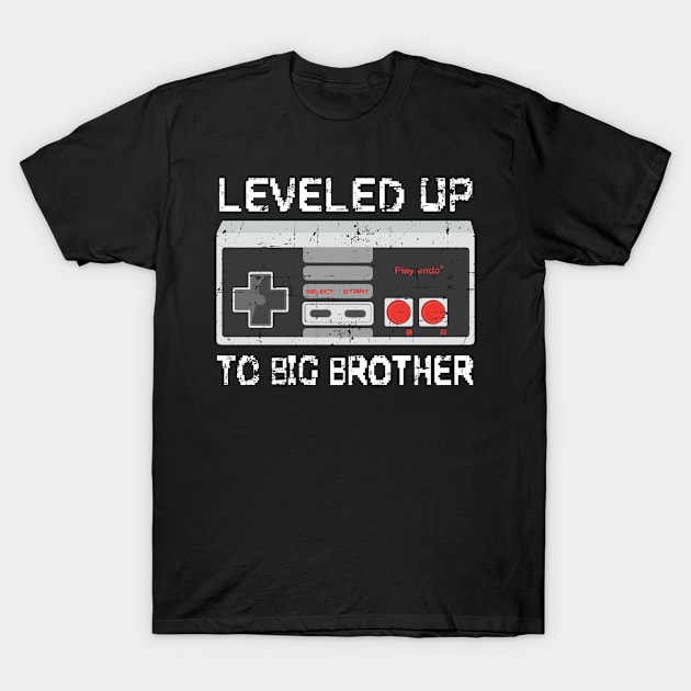 Leveled Up To Big Brother T-Shirt by RW